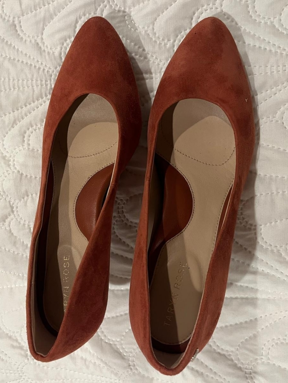 Taryn Rose Suede Pump Shoes Size 8.5